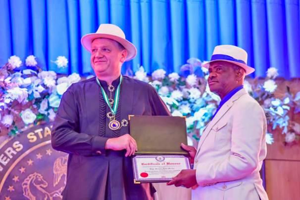 GOVERNOR NYESOM WIKE AWARDS JULIUS BERGER MANAGING DIRECTOR, OTHERS HIGHEST CIVIL AWARD OF RIVERS STATE GOVERNMENT….as Engineering Construction leader also receives ‘Lifetime Reputation Award’ from the prestigious Nigerian Institute of Public Relations