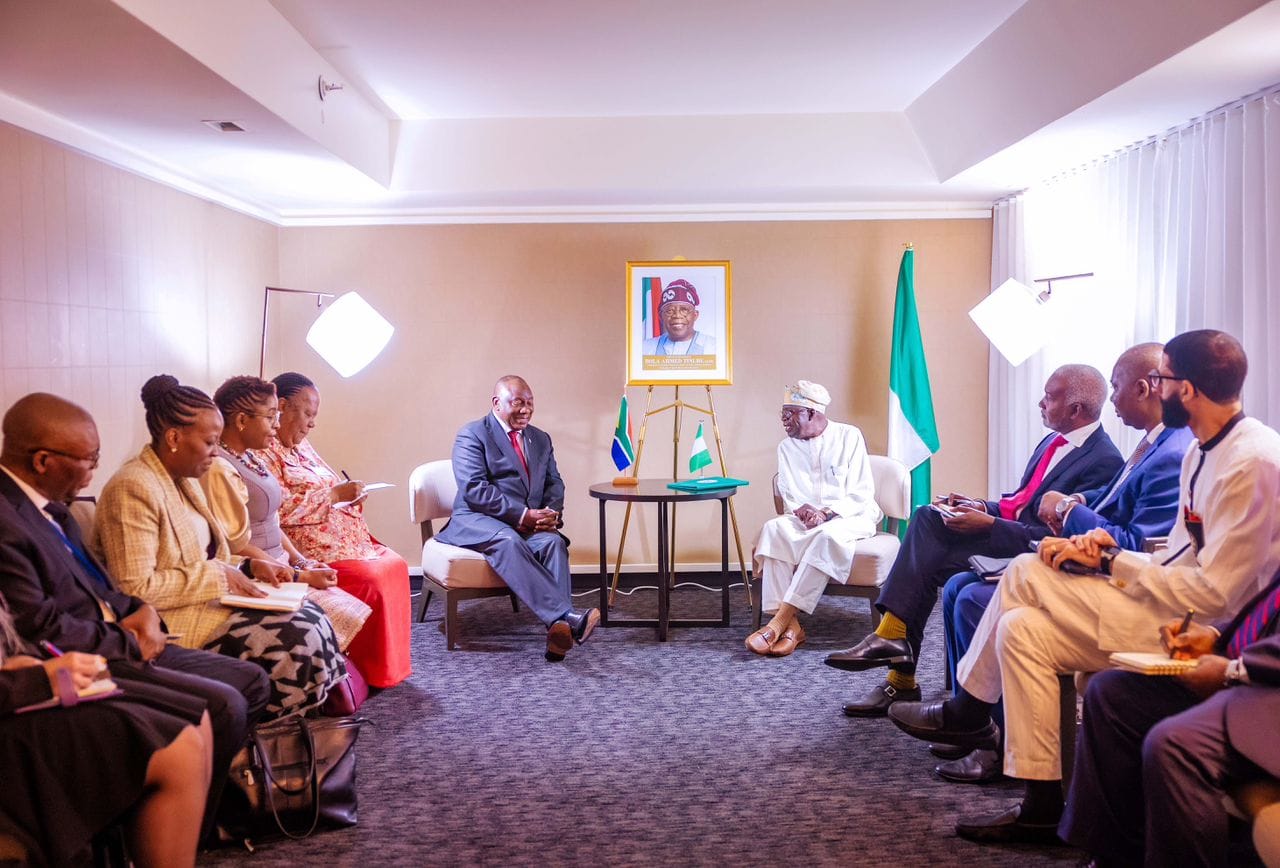 PRESIDENT TINUBU ADVANCES STRONGER ECONOMIC TIES WITH SOUTH AFRICA; SEEKS REFORM OF BRETTON WOODS INSTITUTIONS TO STRENGTHEN ECONOMIC RESILIENCE OF DEVELOPING DEMOCRACIES