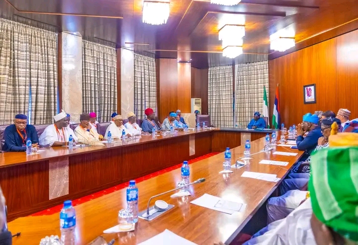 PRESIDENT TINUBU RECEIVES LEADERS OF AFENIFERE, SAYS ADMINISTRATION IS RESOLUTE IN ACHIEVING ECONOMIC SECURITY IN A FAIR AND EQUITABLE SYSTEM FOR ALL NIGERIANS